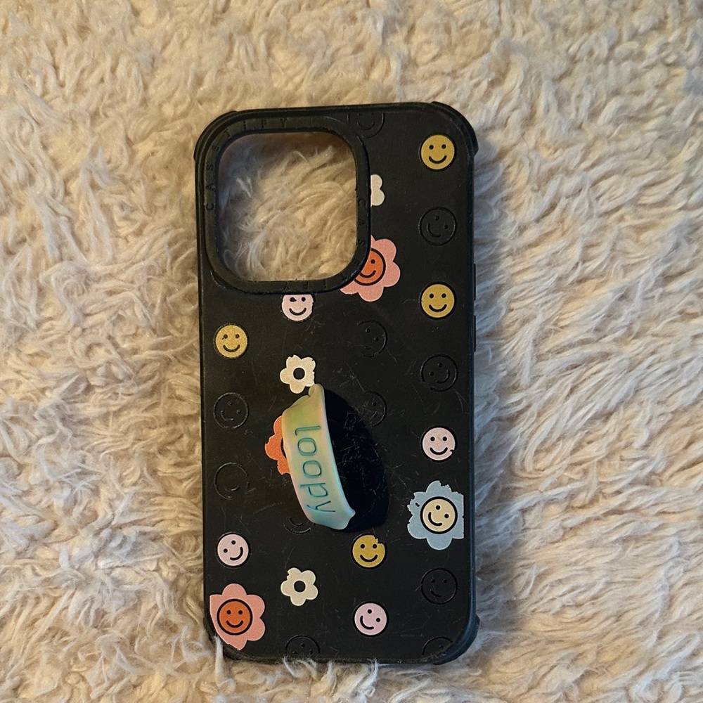 iPhone 14 Pro Casetify case w/ Loopy strap